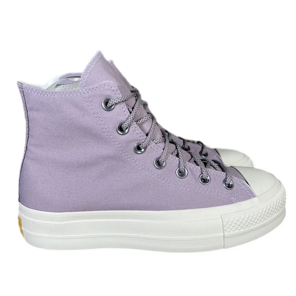 Converse Chuck Taylor AS Platform Canvas‎ Shoe Womens Size 9 Lilac  A05014F New